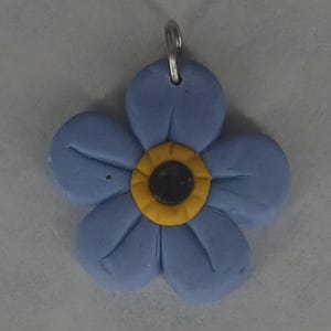 Forget-me-not flower charm