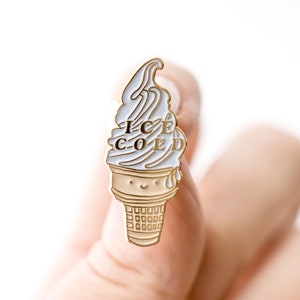 NEW! ** Ice Cold Ice Cream Soft Serve Soft Enamel / Lapel Pin