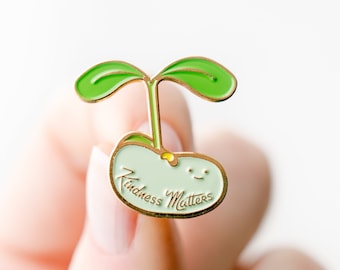 NEW** Kindness Matters Plant Sprout Enamel / Lapel Pin