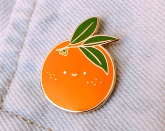 NEW! Lucky Freckled Orange Hard Enamel / Lapel Pin