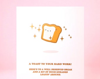 Toast to Hard Work! Congratulations Gold Foil Greeting Card