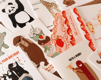 CHARITY SALE** Seconds Mystery Pack of 5 Cards with Envelopes