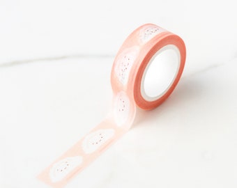 Happy Dumplings Washi Tape, Pattern Paper Tape, Gift Wrap, Stocking Stuffer, Kawaii Tape, Journal, Planner, Holiday, Gifts