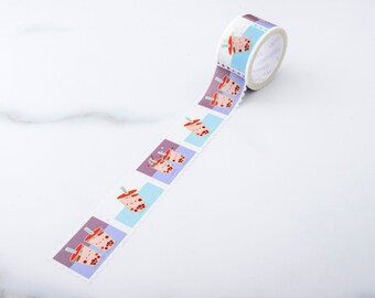 Boba-licious STAMPS Washi Tape, Pattern Paper Tape, Gift Wrap, Stocking Stuffer, Kawaii Tape, Journal, Planner, Notepad, Gifts