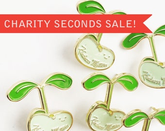 CHARITY SECONDS SALE ** Enamel Pin Seconds - Kindness Matters, Stacks on Stacks Books,  and More!
