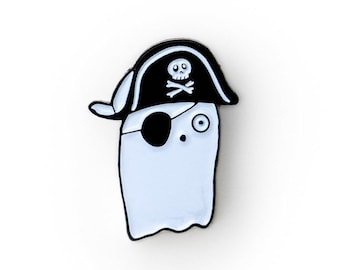 NEW** Pirate Booo-ty Booty Ghost Enamel / Lapel Pin