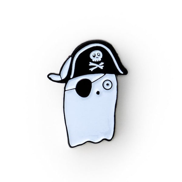 NEW** Pirate Booo-ty Booty Ghost Enamel / Lapel Pin