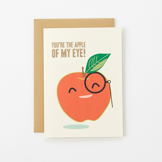 Apple of My Eye Greeting Card