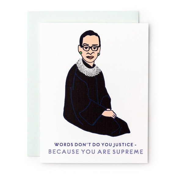 Ruth Bader Ginsburg You are Supreme Greeting Card