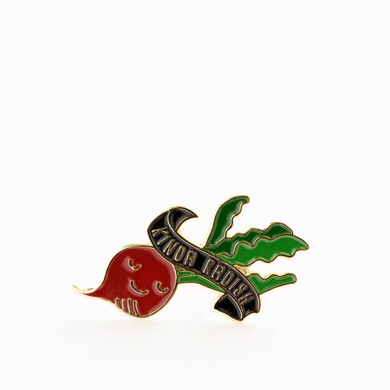 Kinda Rad Radish Enamel / Lapel Pin