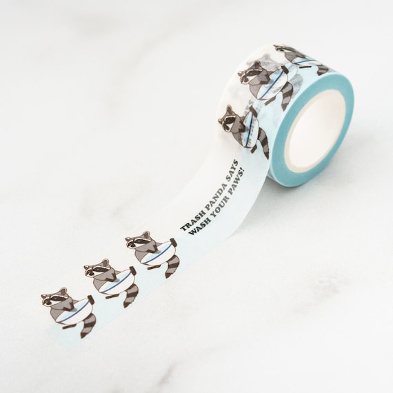 Trash Panda Wash Your Hands Washi Tape