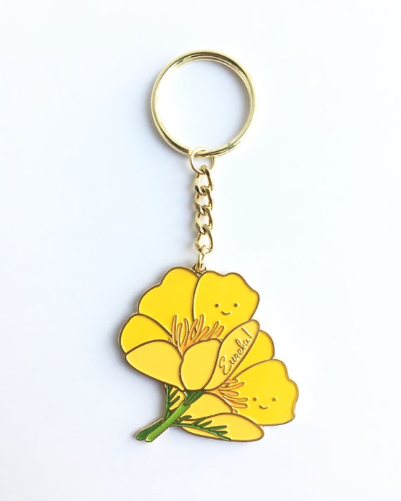 Soft enamel keychain sale