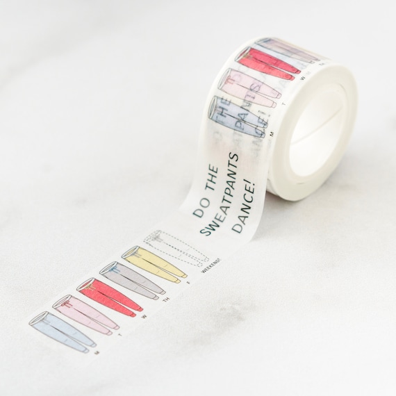 Do the Sweatpants Dance Washi Tape