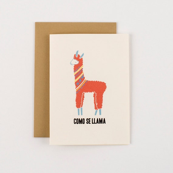 Como Se Llama Greeting Card