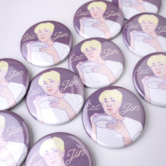 Eat Jin Big Pinback Button