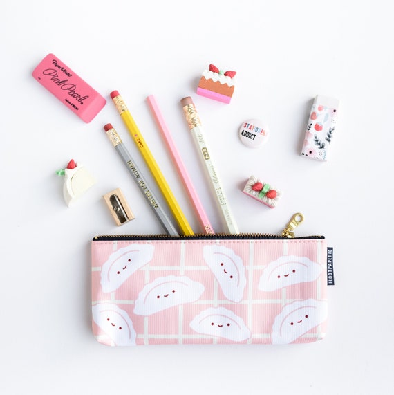 Happy Dumplings Pencil Pouch / Make Up Bag