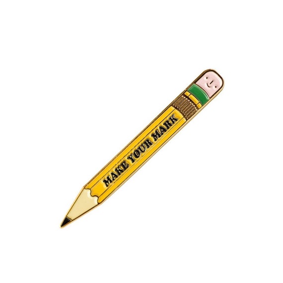 NEW** Make Your Mark No. 2 Pencil Enamel / Lapel Pin