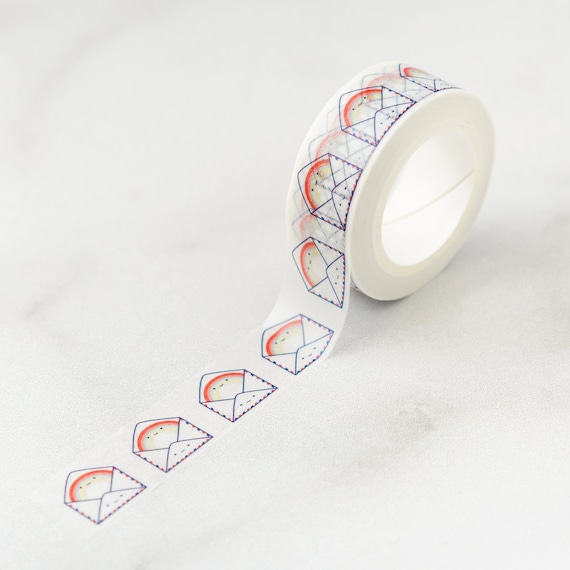 Rainbow Envelopes Washi Tape