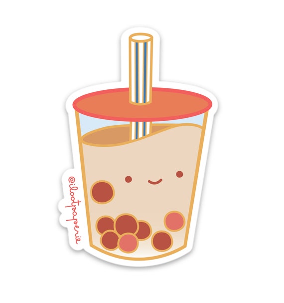 NEW** Boba Milk Tea Boba Lover Sticker Pack of 3