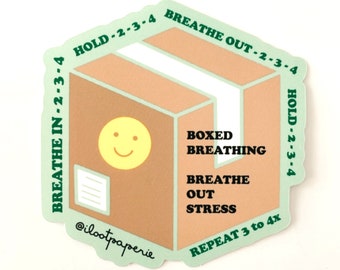 NEW** Boxed Breathing Cardboard Box Sticker