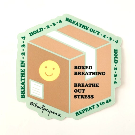 NEW** Boxed Breathing Cardboard Box Sticker