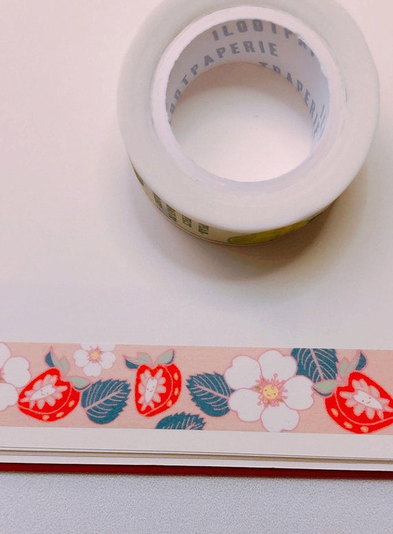 Lucky Flower Washi Tape Red