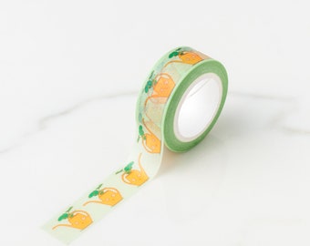 Yellow Vintage Watering Can Washi Tape, Pattern Paper Tape, Gift Wrap, Stocking Stuffer, Kawaii Tape, Journal, Planner, Holiday, Gifts