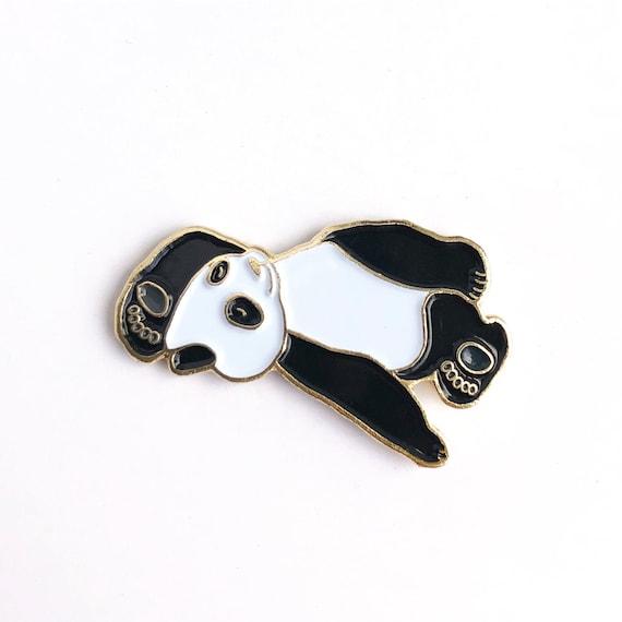 Snoozin' Sleepy Panda Enamel / Lapel Pin