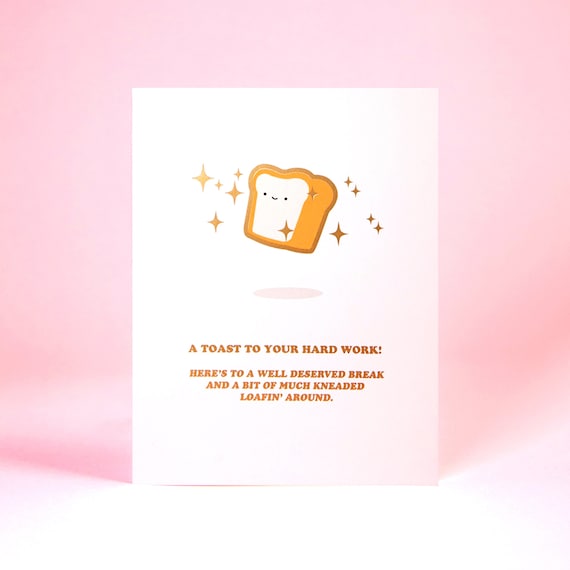 Toast to Hard Work! Congratulations Gold Foil Greeting Card