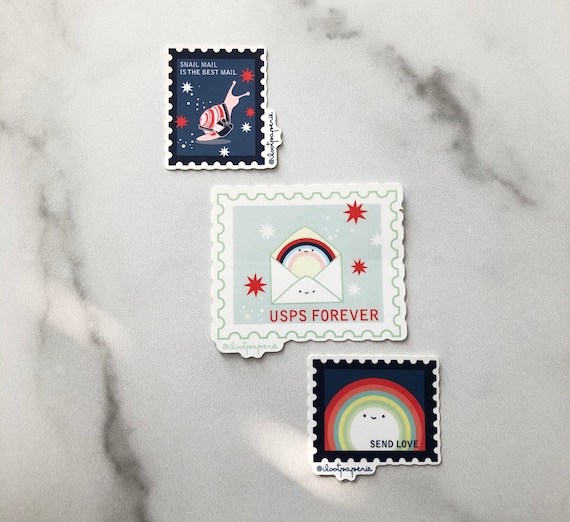 USPS Forever Stamps Love Sticker Pack of 3