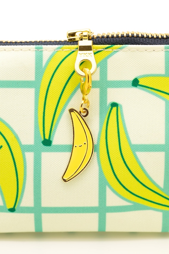 Banana Zipper Enamel Charm