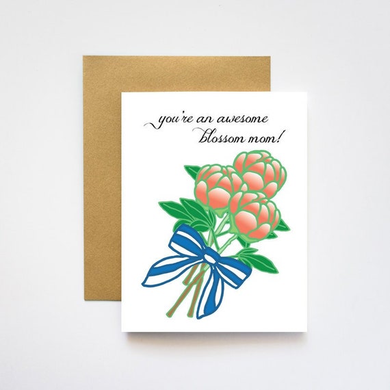 Awesome Blossom Mother's Day Greeting Card