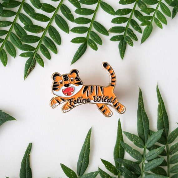 CHARITY SALE** Feline Wild Tiger Year of the Tiger Enamel / Lapel Pin