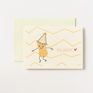 Cartão de felicitações de aniversário Peanut Go Nuts