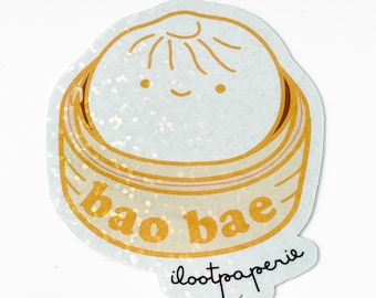 NEW** Shimmery Glitter! Bao Bae Single Sticker