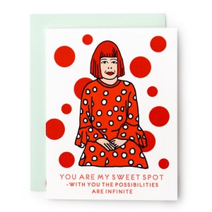 Sei il mio punto debole Yayoi Kusama Amore / Amicizia Biglietto di auguri