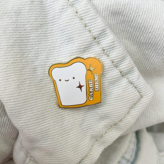 NEW! Carbe Diem Toast Hard Enamel / Lapel Pin