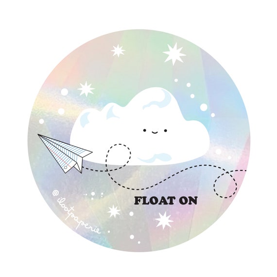Float On Cloud Suncatcher Sticker Rainbow Maker Window Decal