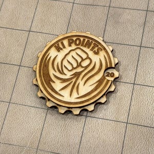 Monk Ki Point Tracker for D&D