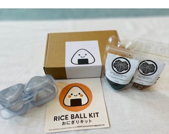 Onigiri Rice Ball Kit: Japanese Bento Mold for Kids & Family