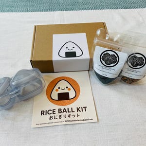Japanese Onigiri DIY Rice Ball Kit | Quick Meal Prep, Bento Box Lunch, Fun Gift for Families & Kids, Japanese Cooking Experience, Potluck