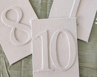 Linen Table Numbers