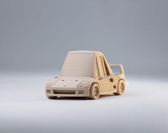 Tooned Ferrari F40 Kit Card