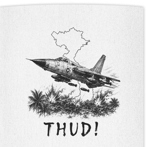 F-105 Thunderchief Can Cooler, Operation Rolling Thunder Koozie, Vietnam Veteran Beer Sleeve image 11