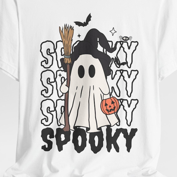 Ghost Witch Halloween Shirt, Gothic Spooky Tee, Spooky Season