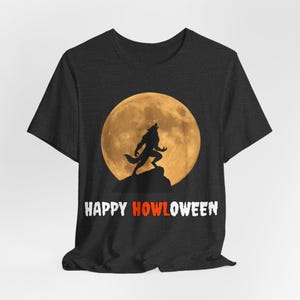 Werewolf Halloween Shirt, Gothic Full Moon Tee, Spooky Season image 8