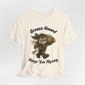 WWII Aviation Mechanic Shirt, Keep Em Flying Retro Warbird Tee image 8