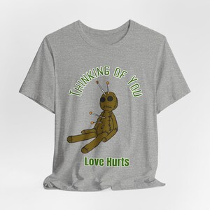 Thinking of You Voodoo Doll T-Shirt image 6