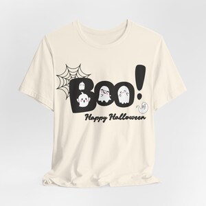 Kawaii Ghost Halloween Shirt, Spooky Season Boo Tee image 5