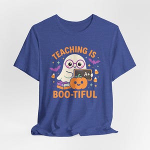 Teacher Halloween Shirt, Funny Ghost Teacher Tee, Fall Gift image 6